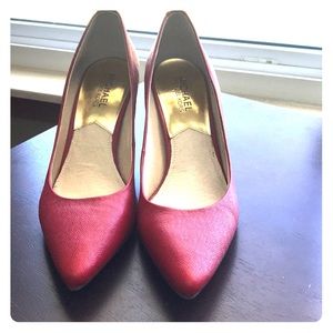 Michael Coors red pumps